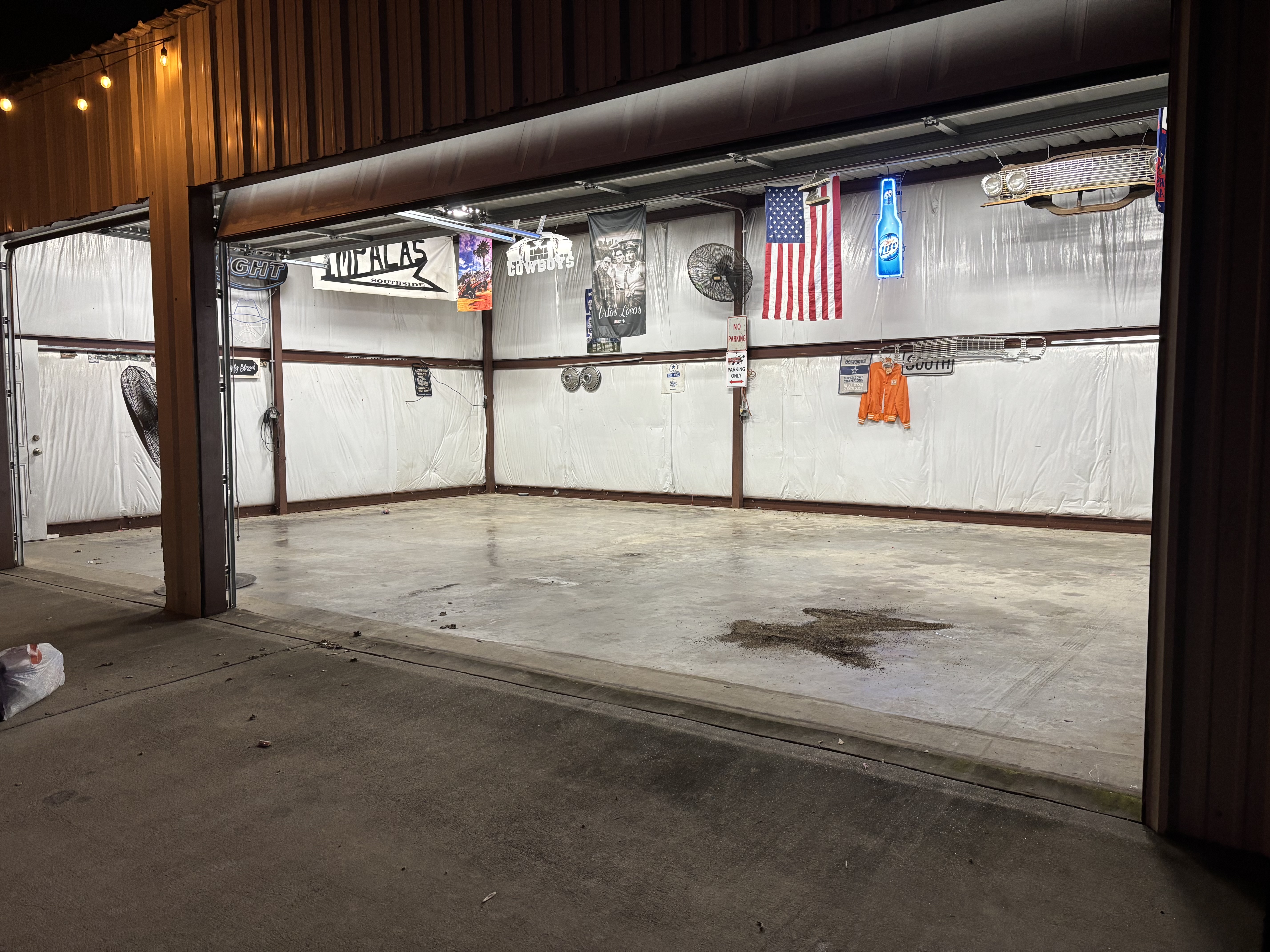 Shop floor before epoxy installation